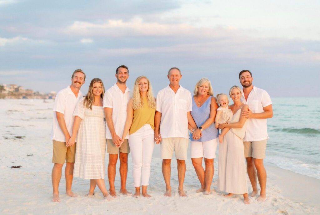 Dr. Shawn Lee, dentist, with his family